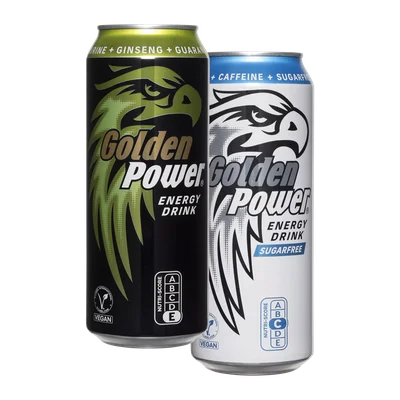 Golden Power Energydrink sugarfree of ginseng