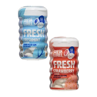 Fresh And Free Liquid filled kauwgum