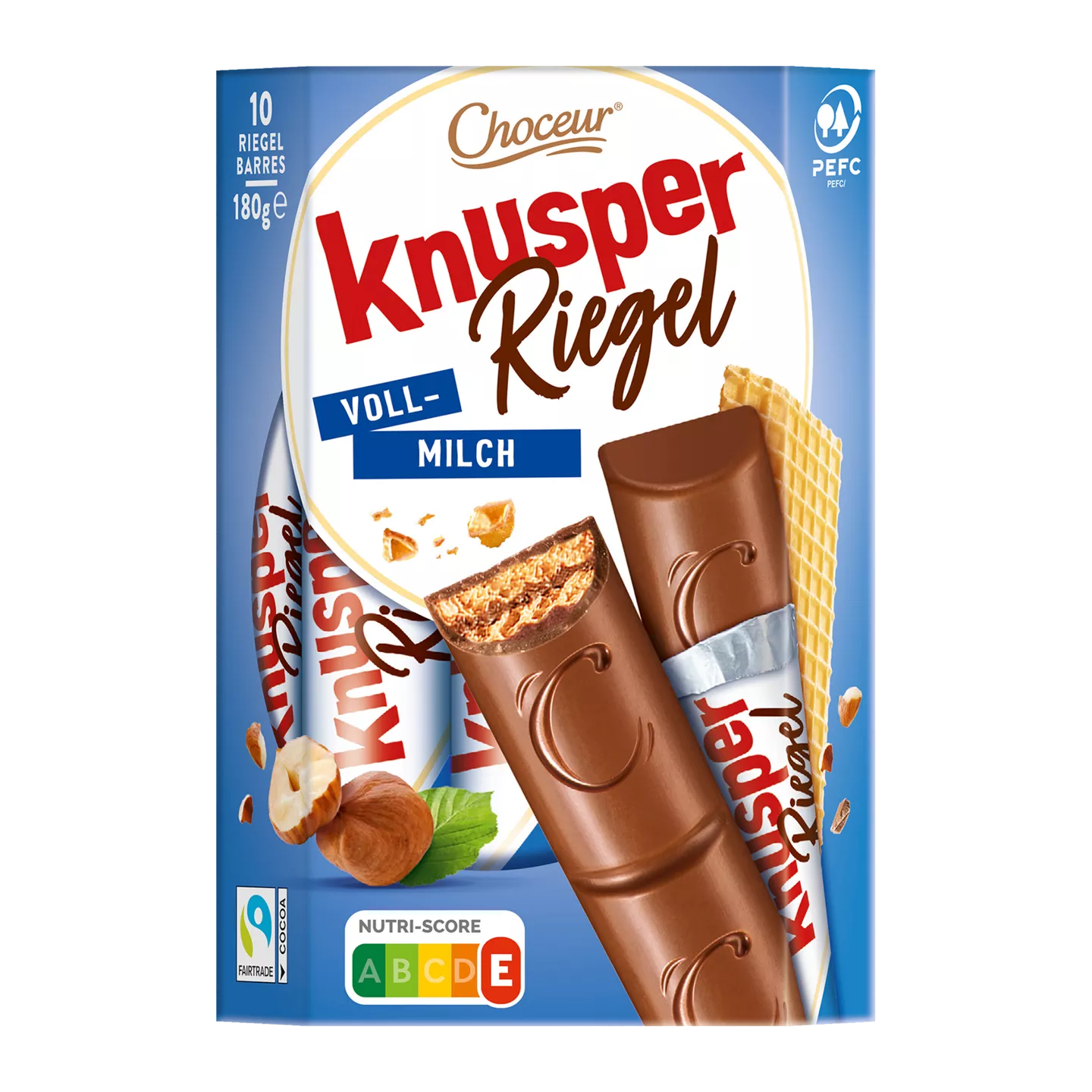 Aanbieding van 27.04 CHOCEUR Chocolade wafel repen OP=OP