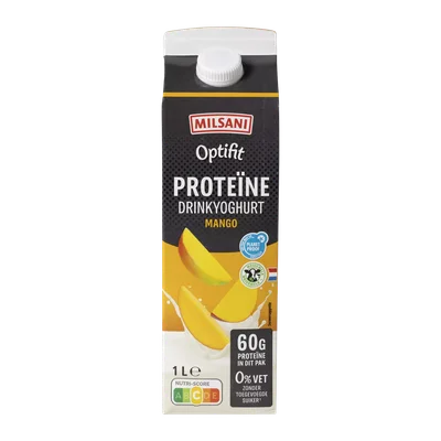 Milsani High protein drinkyoghurt mango