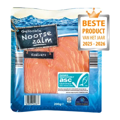 Golden Seafood Gerookte Noorse zalm