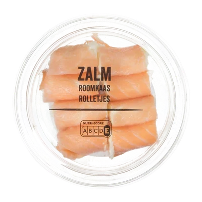 Zalm-roomkaasrolletjes