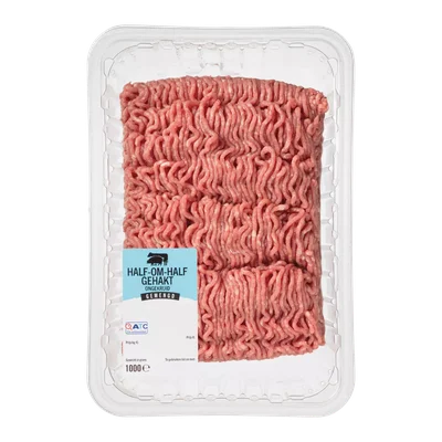 Mager half-om-half gehakt