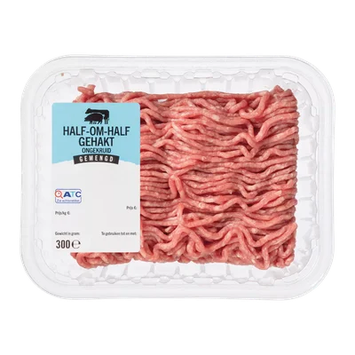 Half-om-half gehakt