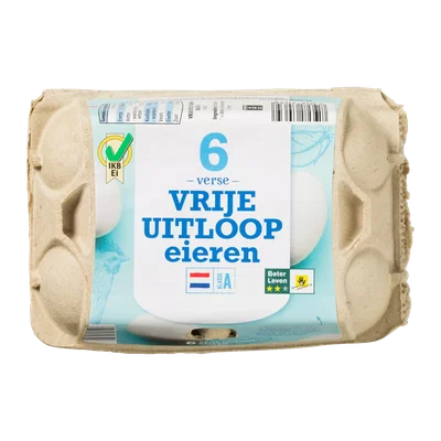 Niet verkrijgbaar Vrije uitloop eieren