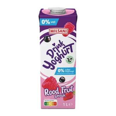 Milsani Yoghurtdrink rood fruit