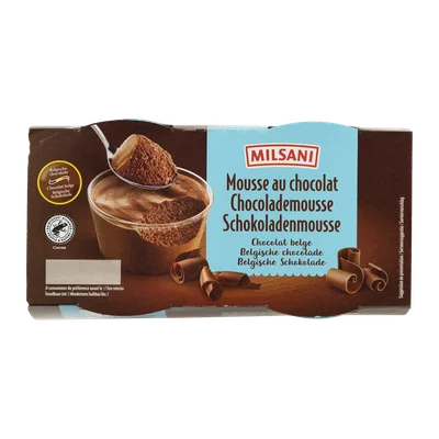 Milsani 4-pack Belgische chocolademousse
