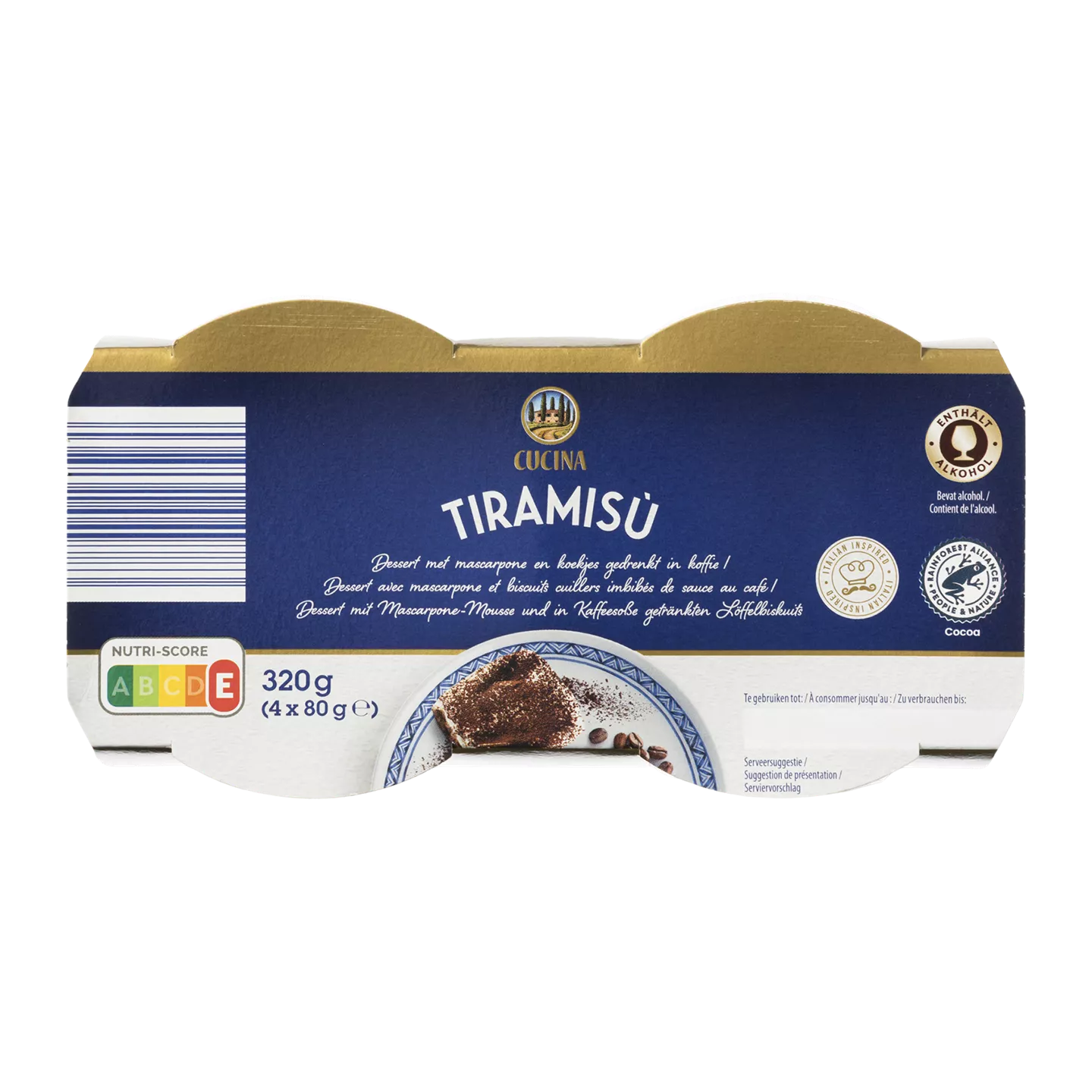 Cucina 4-pack tiramisu