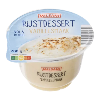 Milsani Rijstdessert vanillesmaak