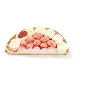 Bakkershart BakkersHart aardbeienbavaroise vlaai half