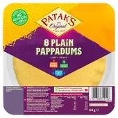 Patak'S pappadums natural