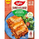 Iglo Iglo ping en klaar lasagne