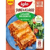 Iglo Iglo ping en klaar lasagne