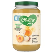 Olvarit Olvarit Baby/Peuter Fruithapje Abrikoos, Appel En Banaan