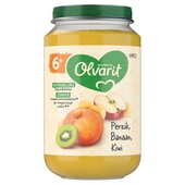 Olvarit Olvarit Baby/Peuter Fruithapje Perzik, Banaan En Kiwi