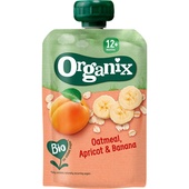 Organix Organix biologisch knijpfruit abrikoos en banaan 12+m