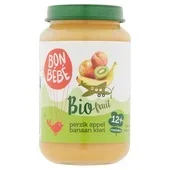 Bonbébé Bonbébé Biologisch fruithapje perzik appel banaan kiwi