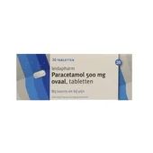 Leidapharm Leidapharm paracetamol ovaal 500 mg