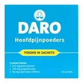 Daro Daro pijnstiller hoofdpijn poeders