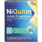 Niquitin Niquitin pleisters 21 mg stoppen met roken