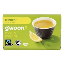 G'Woon g'woon ijsthee groene thee citroen