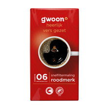 G'Woon g'woon koffiebonen roodmerk