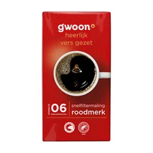 G'Woon g'woon koffiebonen roodmerk