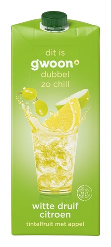 G'Woon g'woon tintelfruit druif citroen