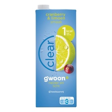 G'Woon g'woon clear cranberry limoen