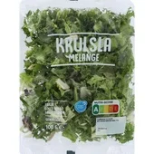 Neutraal sla krulmelange