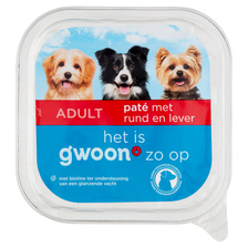 G'Woon g'woon pate hond rund lever