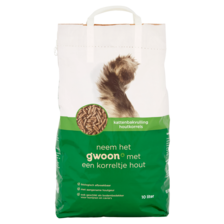 G'Woon g'woon houtkorrels kattenbakvulling