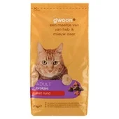 G'Woon kattenknabbels met vlees