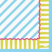 Duni Duni servetten pop stripes 20 stuks