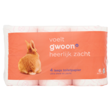 G'Woon g'woon toiletpapier 4-laags