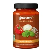 G'Woon g'woon Pastasaus Traditionale met Tomaat, Ui en Kruiden