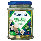 Apetina Apetina witte kaasblokjes in olie
