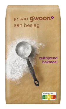 G'Woon g'woon zelfrijzend bakmeel 500 gram