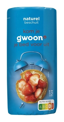 G'Woon g'woon granenbiscuit naturel