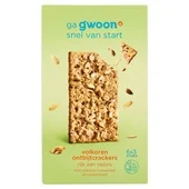 G'Woon volkoren ontbijtcrackers