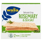 Wasa Wasa delicate thin crisp rosemary & salt