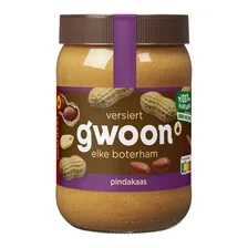 G'Woon g'woon pindakaas met stukjes