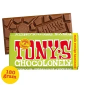 Tony'S Chocolonely Tony's chocolonely melkchocolade hazeln crunch