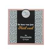 Lokaal Lokaal chocoladereep ik hou van jou