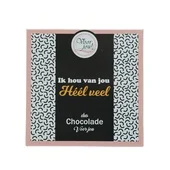 Lokaal Lokaal chocoladereep ik hou van jou