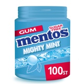 Mentos Mentos kauwgom Gum Mighty Mint, Pot 100 Gums