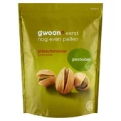 G'Woon g'woon pistachenoten gezout