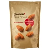 G'Woon g'woon amandelen ongebrand en ongezouten