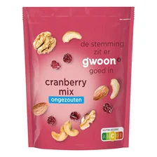 G'Woon g'woon cranberrymix ongezouten