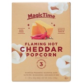 Magic Time Magic Time flaming hot cheddar popcorn